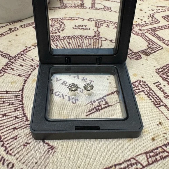 (2) oval halo ember body jewelry ends - Picture 6 of 10